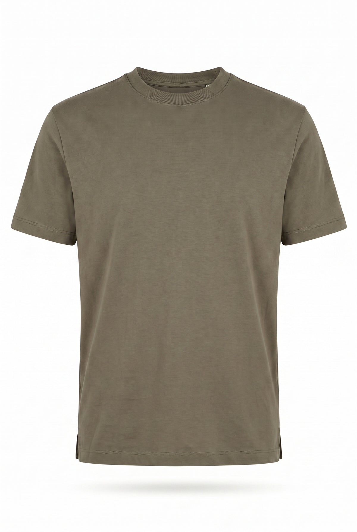 O Yaka Fırçalı 2 İplik T-Shirt JSCO