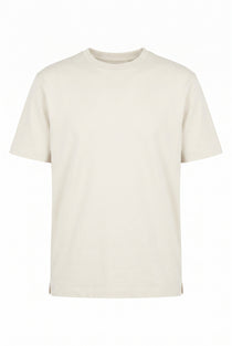 O Yaka Fırçalı 2 İplik T-Shirt JSCO