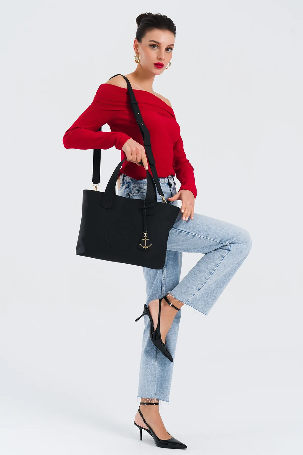 Nautıca Minimalist Tote Omuz Çantası - Günlük Kullanım için İdeal