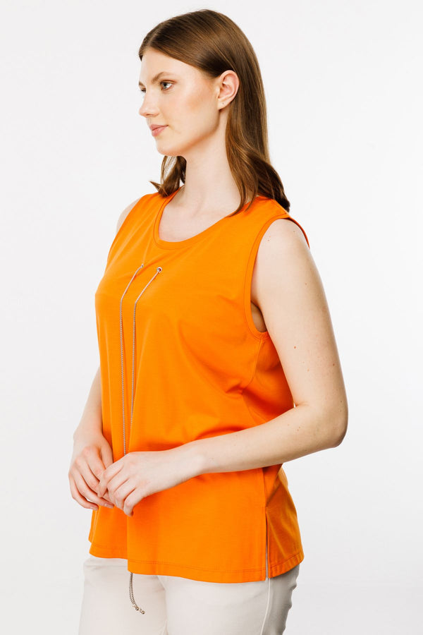 On Kadın Oversize Kolsuz Bluz - Minimalist Günlük Stil