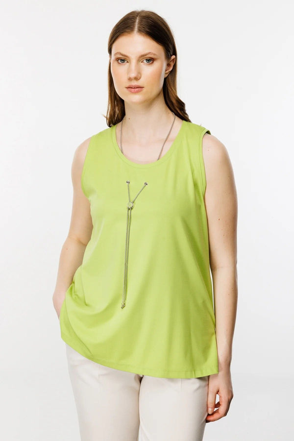 On Kadın Oversize Kolsuz Bluz - Minimalist Günlük Stil
