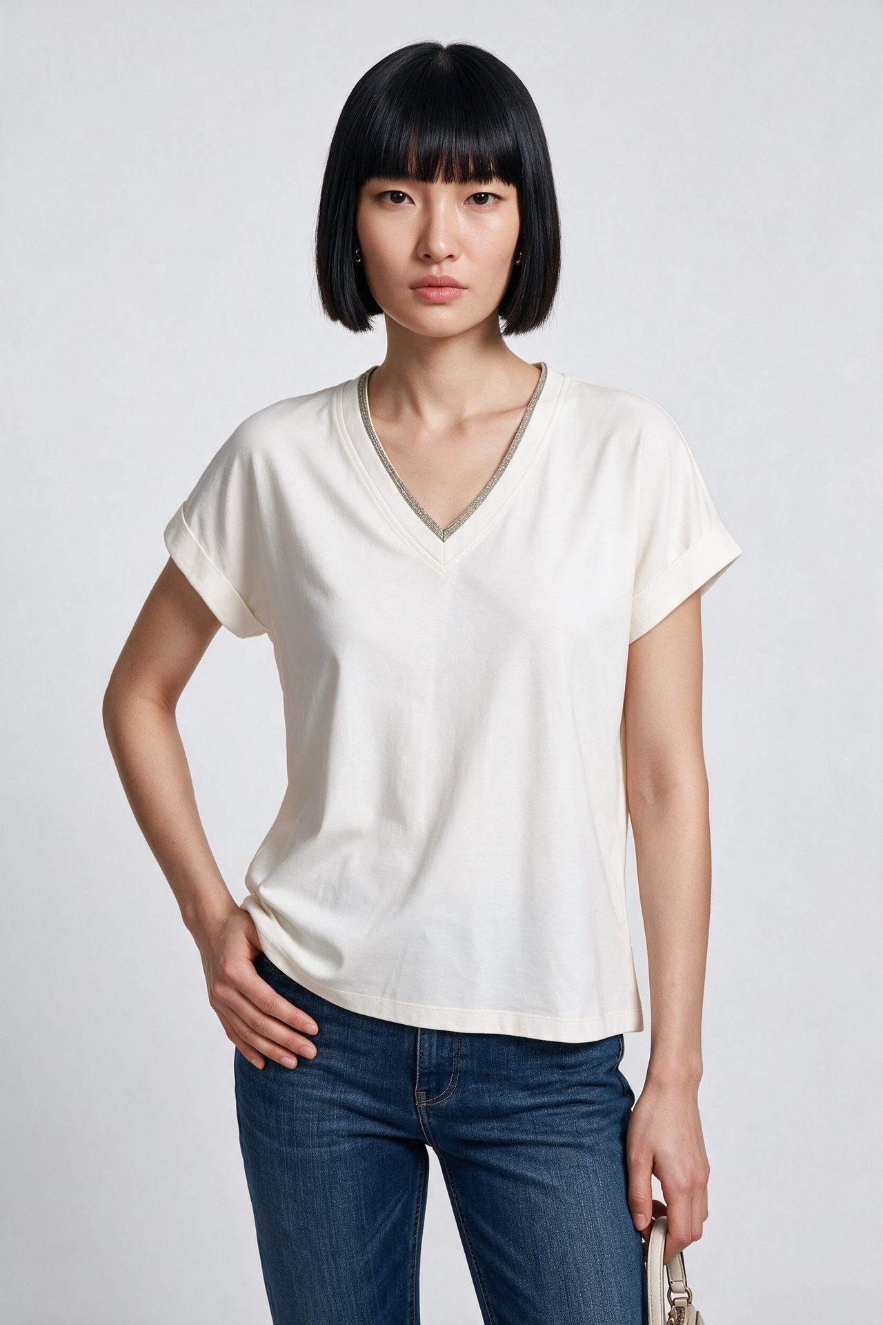 On Kadın Bluz 25Y51414 Ana görsel