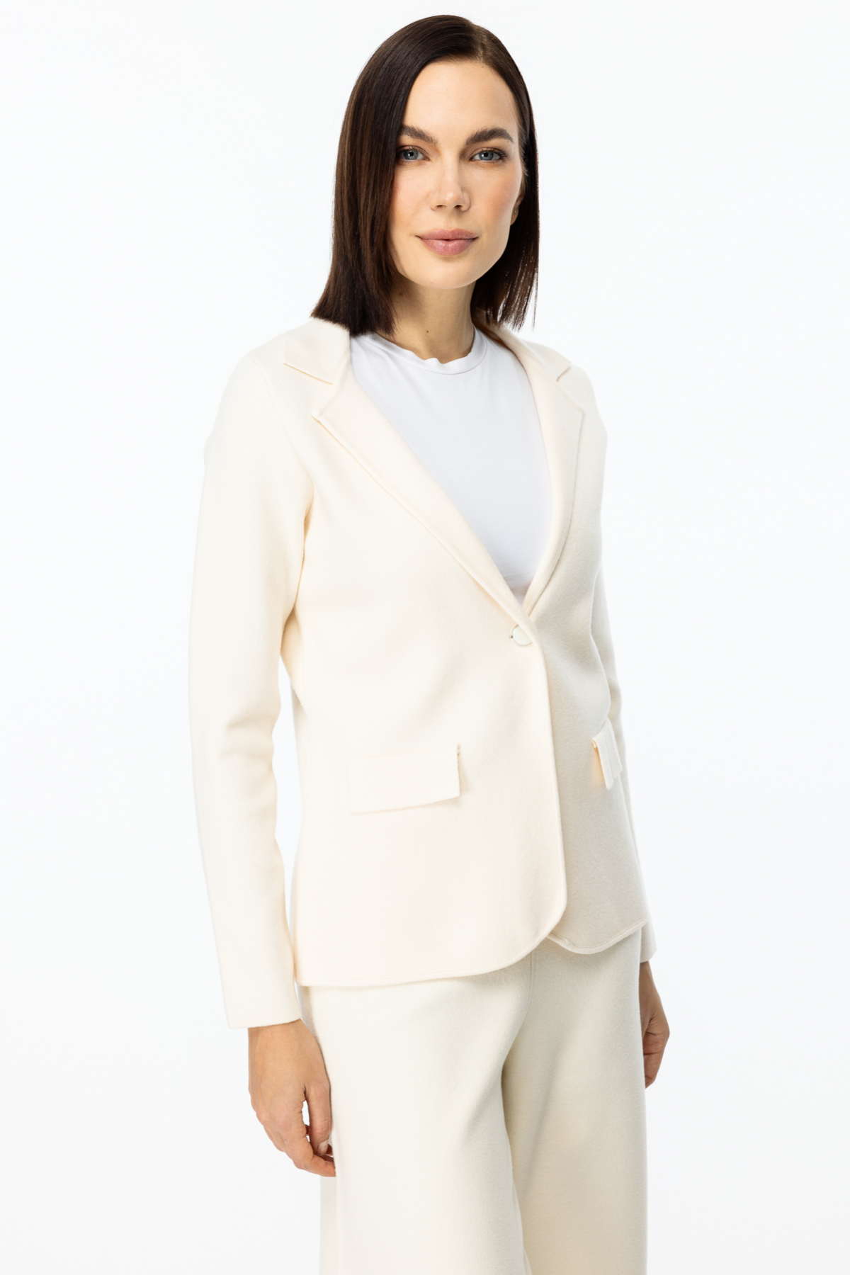 On Kadın Hırka - Minimalist Tasarım, Uzun Kol, Regular Fit Ana görsel