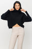 On Minimalist Boğazlı Crop Oversize Kazak - Günlük Şıklık