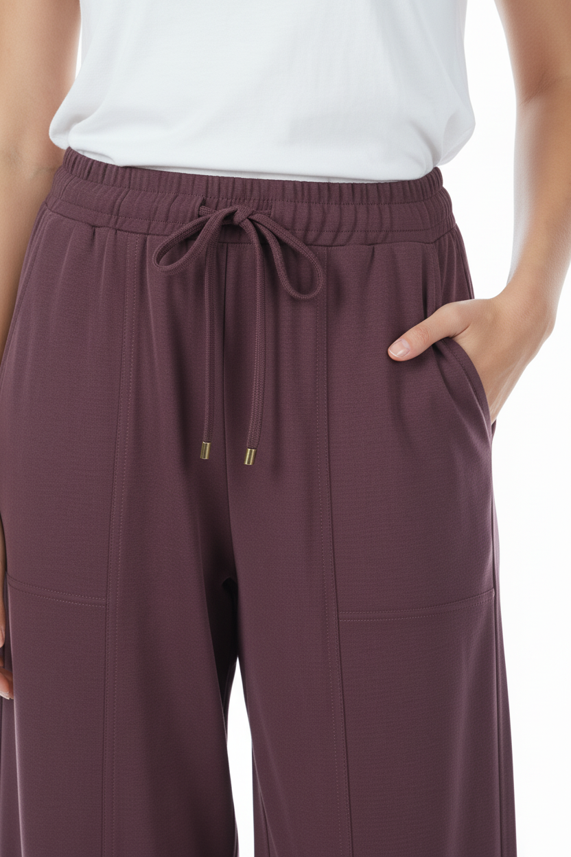 On Kadın Oversize Midi Pantolon - Rahat ve Şık Günlük Kombin Secondary image