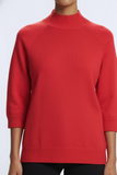 On Oversize 3/4 Sleeve Minimalist Women's Sweater - Everyday Chic