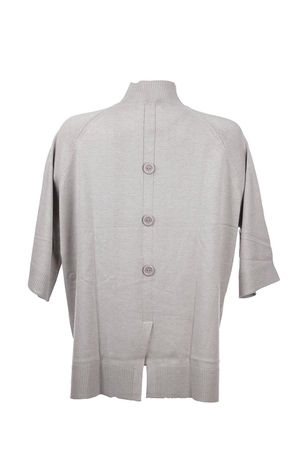 On Oversize 3/4 Kol Minimalist Kadın Kazak - Günlük Şıklık