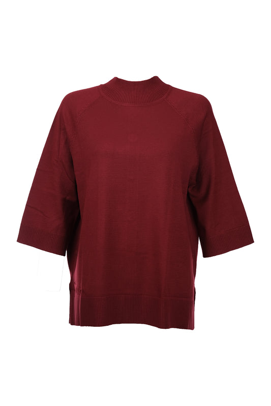 On Oversize 3/4 Kol Minimalist Kadın Kazak - Günlük Şıklık