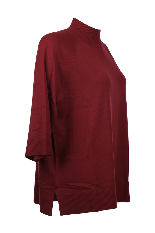 On Oversize 3/4 Kol Minimalist Kadın Kazak - Günlük Şıklık