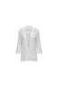 Only Minimalist Keten Blazer - Oversize 3/4 Kol Günlük Kadın Ceket