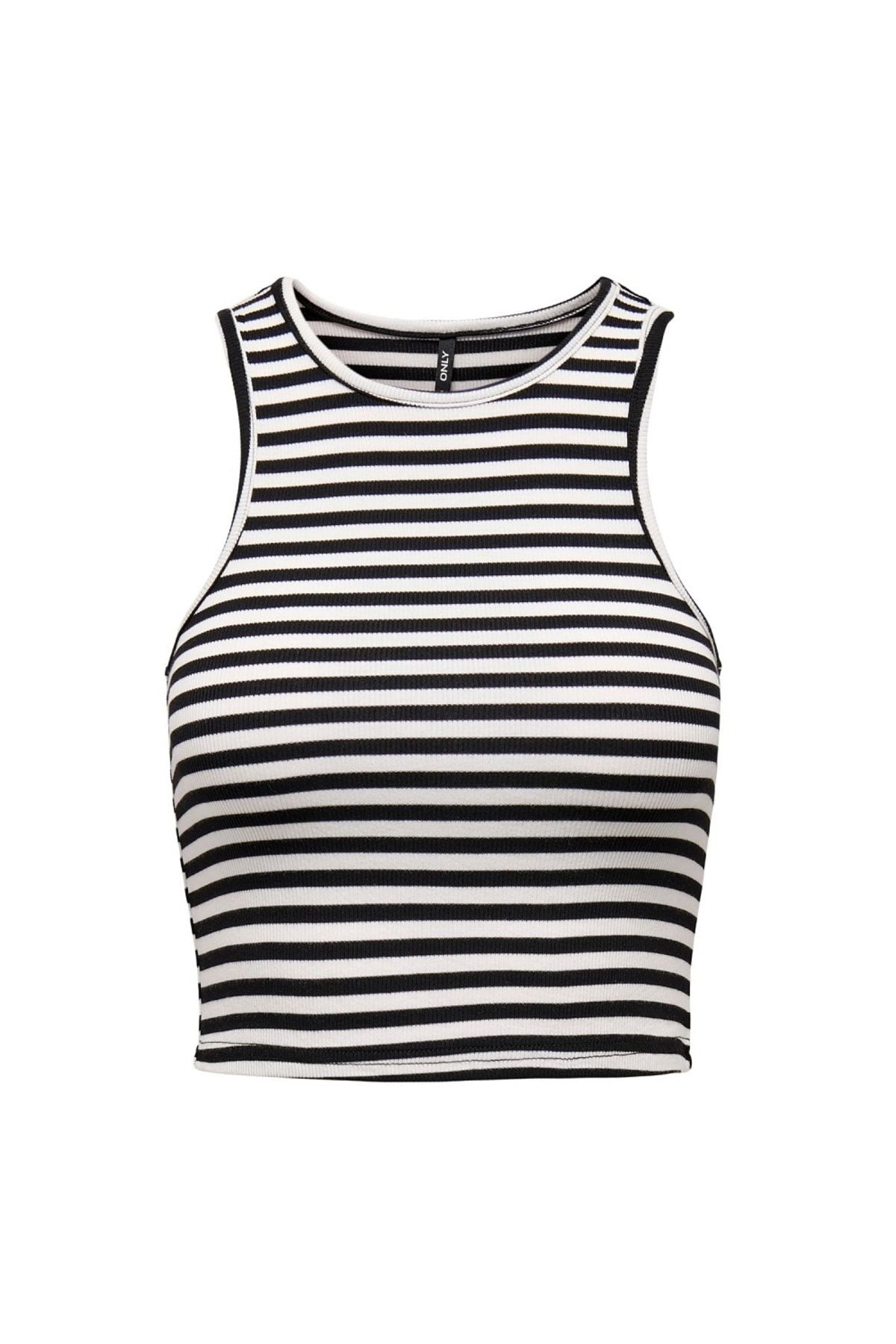Only Minimalist Çizgili Kolsuz Crop Top - Günlük Kullanım Main image