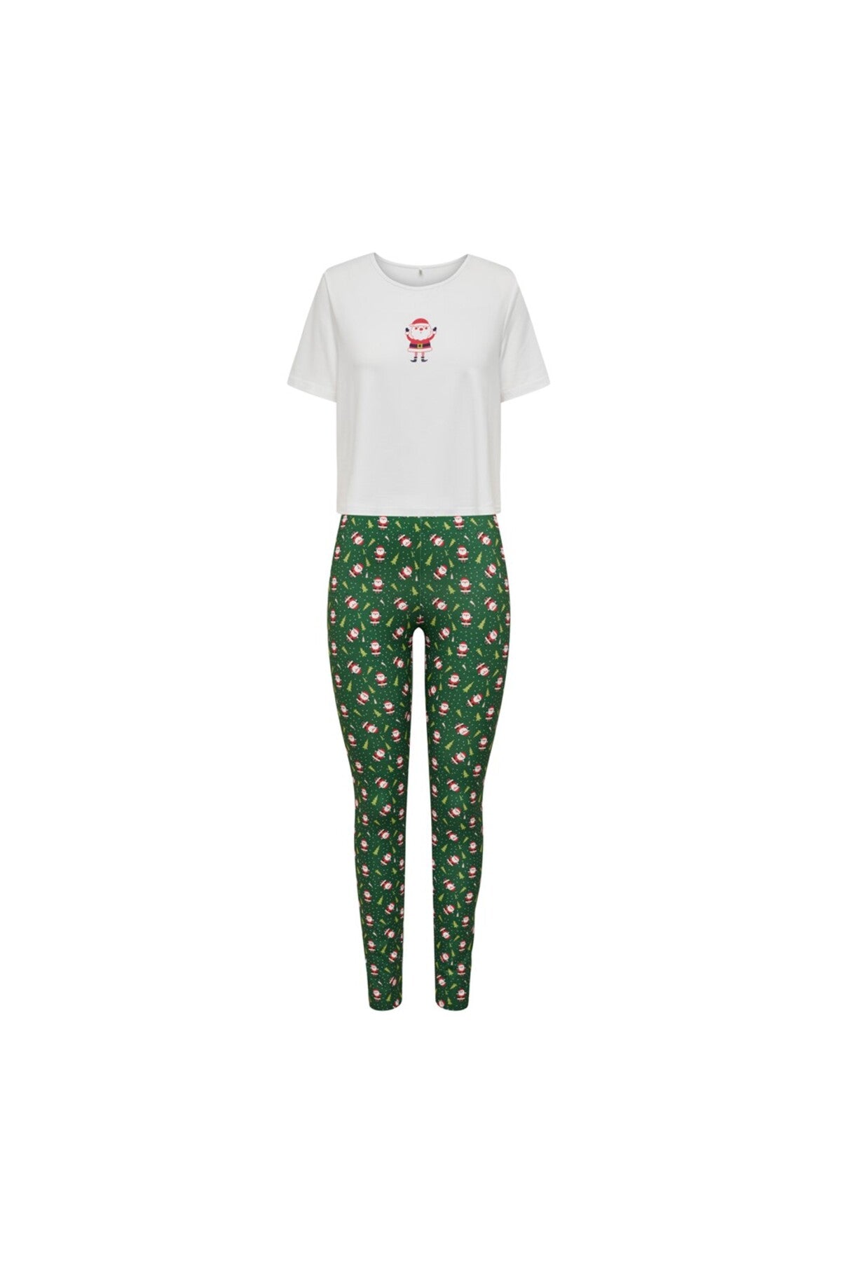 Only Minimalist Crop Kadın Pijama Takımı - Kısa Kol Rahat Uyku Secondary image