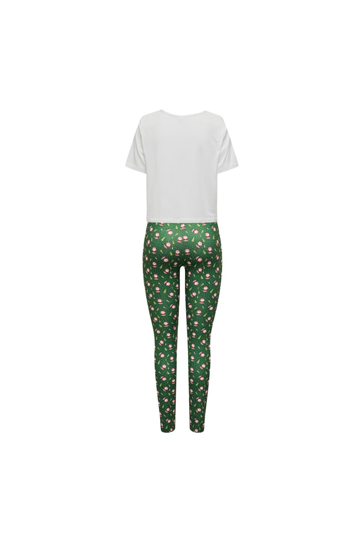 Only Minimalist Crop Kadın Pijama Takımı - Kısa Kol Rahat Uyku