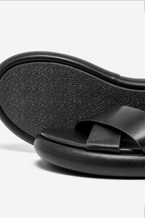 Only Minimalist Deri Düz Sandalet - Kayışlı - Günlük