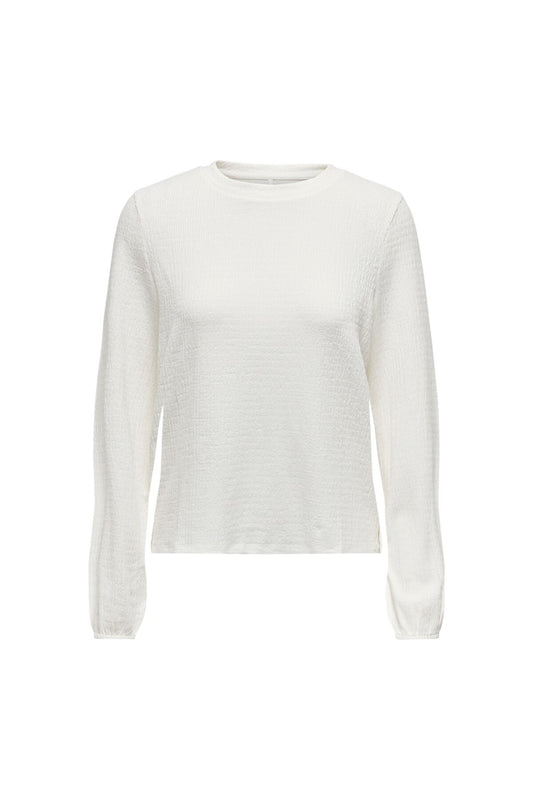 Only Minimalist Oversize Uzun Kol Crop Bluz - Günlük Şıklık