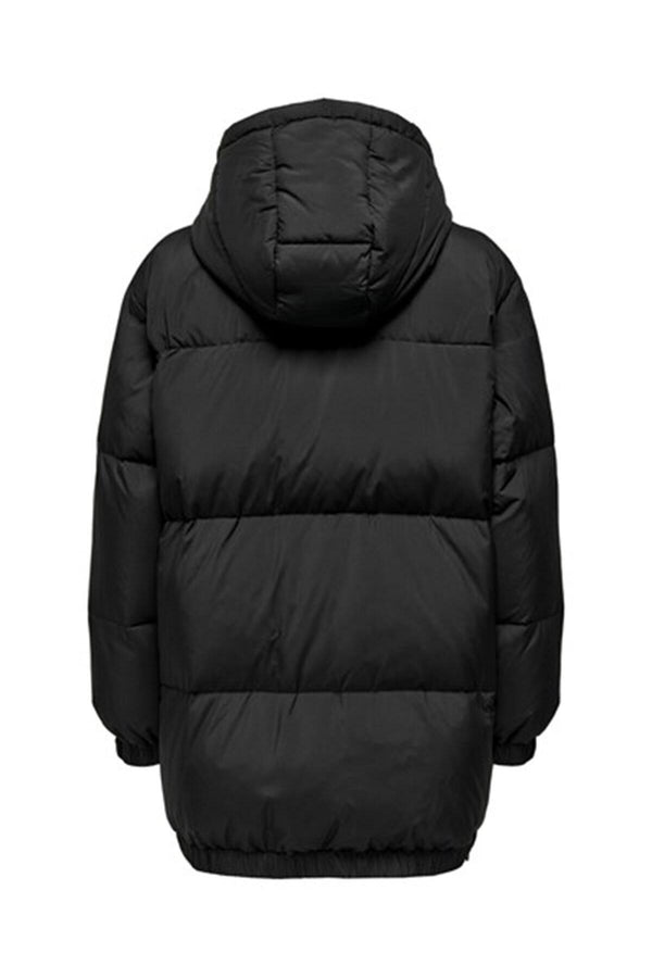 Only Oversize Kapüşonlu Midi Şişme Mont - Kışlık Günlük