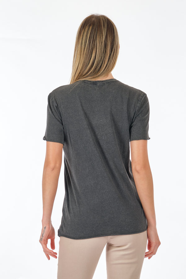 Only Oversize Kısa Kol Yuvarlak Yaka Minimalist Kadın T-Shirt - Günlük Stil