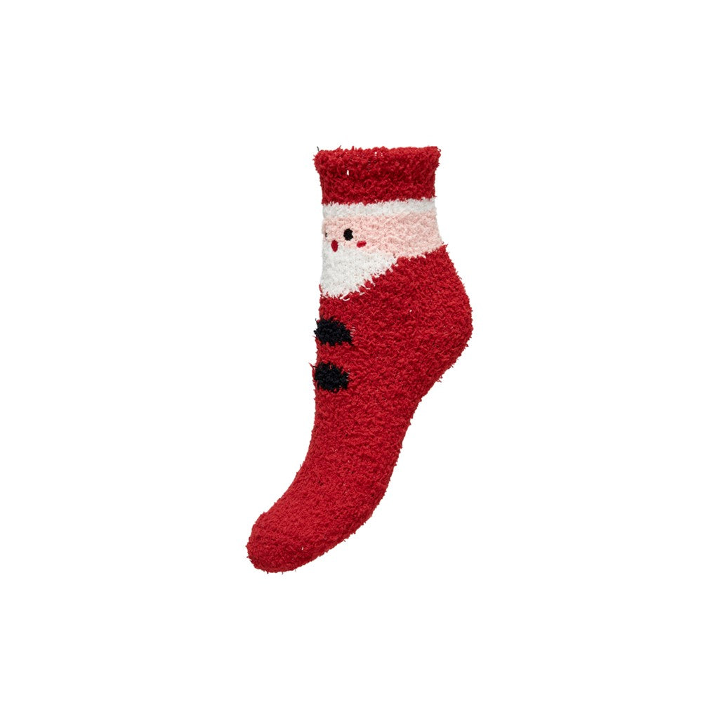 Only Peluş Noel Baba Desenli Kadın Çorabı - Sıcacık ve Rahat Secondary image