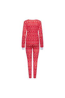 Only Uzun Kol Gece Pijama Takımı - Rahat ve Sıcak Kışlık Desen