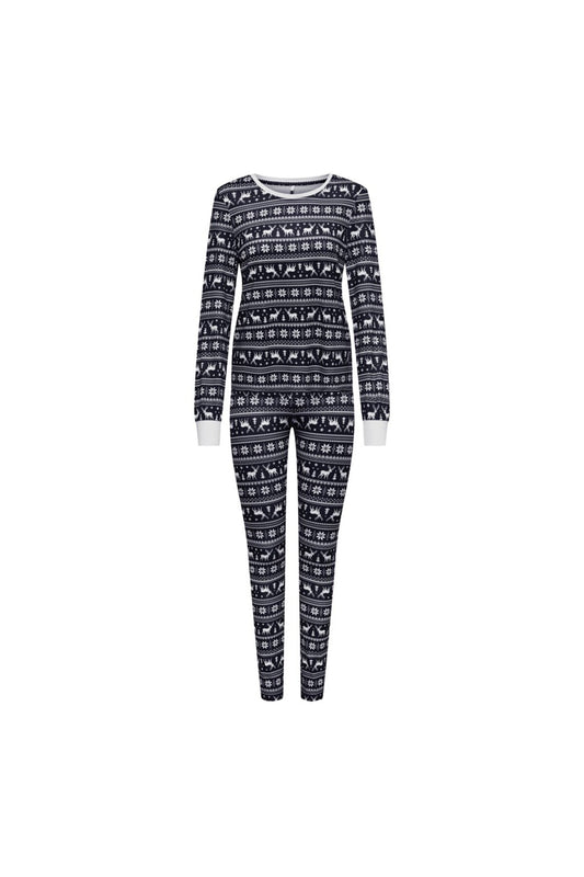 Only Uzun Kol Gece Pijama Takımı - Rahat ve Sıcak Kışlık Desen