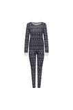 Only Uzun Kol Gece Pijama Takımı - Rahat ve Sıcak Kışlık Desen