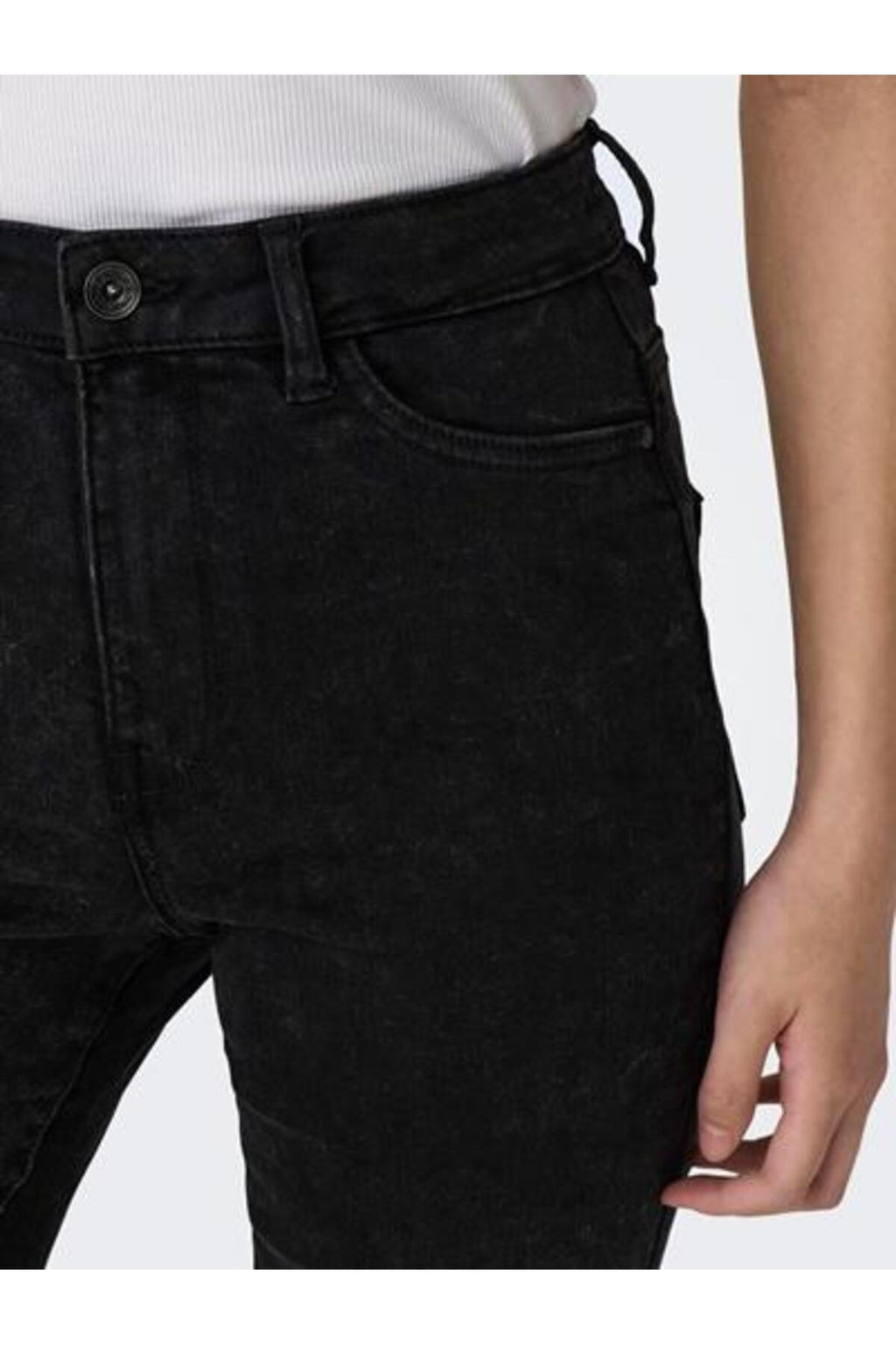 Only Yüksek Bel Dar Paça Minimalist Kadın Jean - Günlük Kombinler İçin