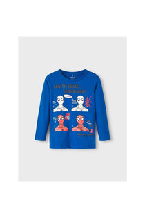 Örümcek Adam Spider-Man Baskılı Erkek Çocuk Uzun Kol Sweatshirt