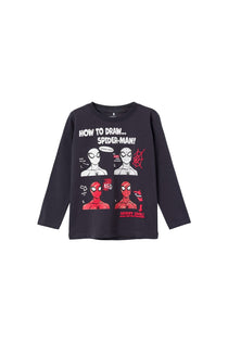 Örümcek Adam Spider-Man Baskılı Erkek Çocuk Uzun Kol Sweatshirt