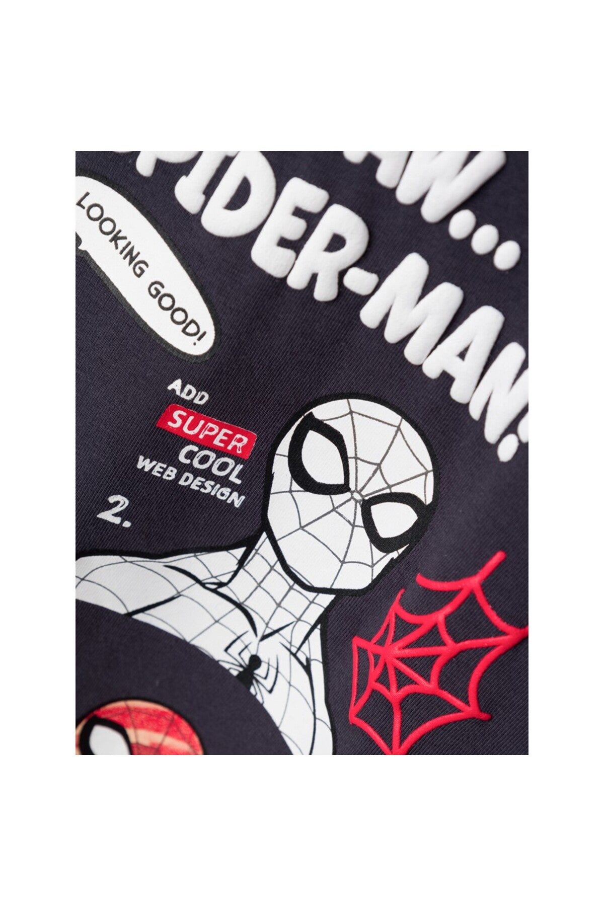Örümcek Adam Spider-Man Baskılı Erkek Çocuk Uzun Kol Sweatshirt