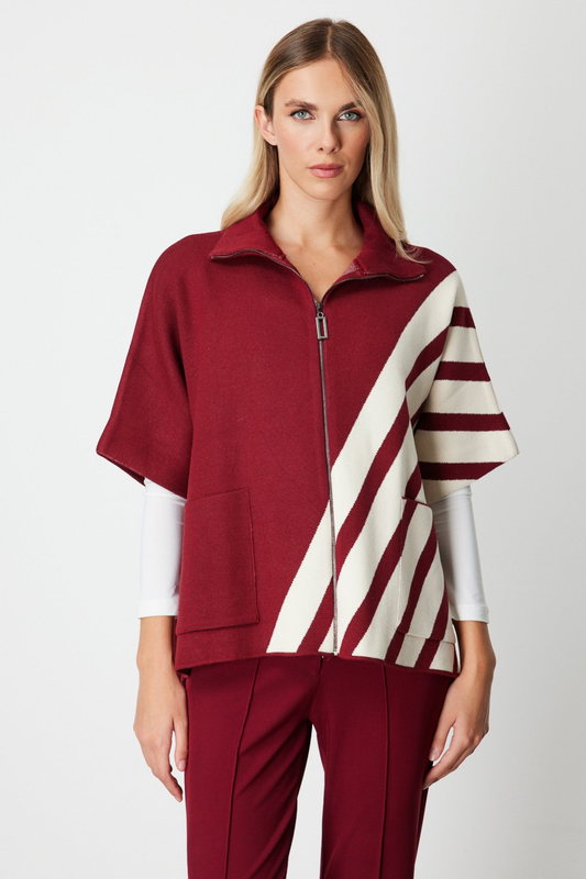 On Çizgili Dik Yaka Panço On