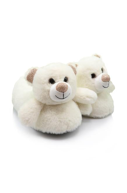 Twigy Ayıcıklı Peluş Kadın Terliği - Rahat, Şirin, Minimalist Main image