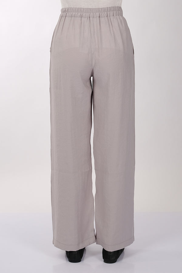 Daido Minimalist Yüksek Bel Bol Paça Kadın Pantolon - Günlük & Ofis