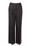 Ekol Women's High-Waisted Midi Pants - Minimalist Straight Cut