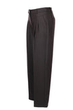 Ekol Women's High-Waisted Midi Pants - Minimalist Straight Cut