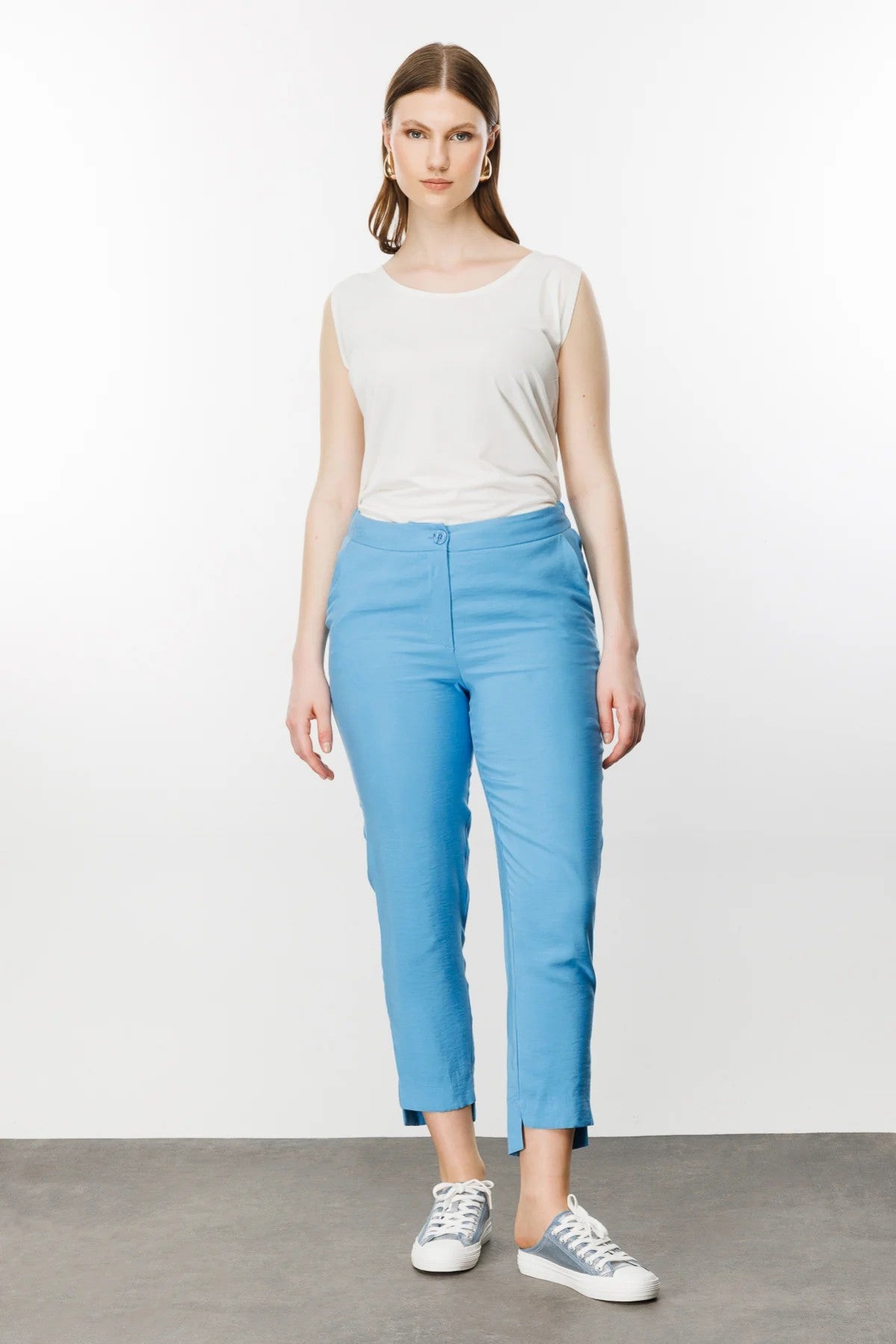 Ekol Kadın Crop Pantolon - Minimalist Günlük Stil - Hızlı Kargo Main image
