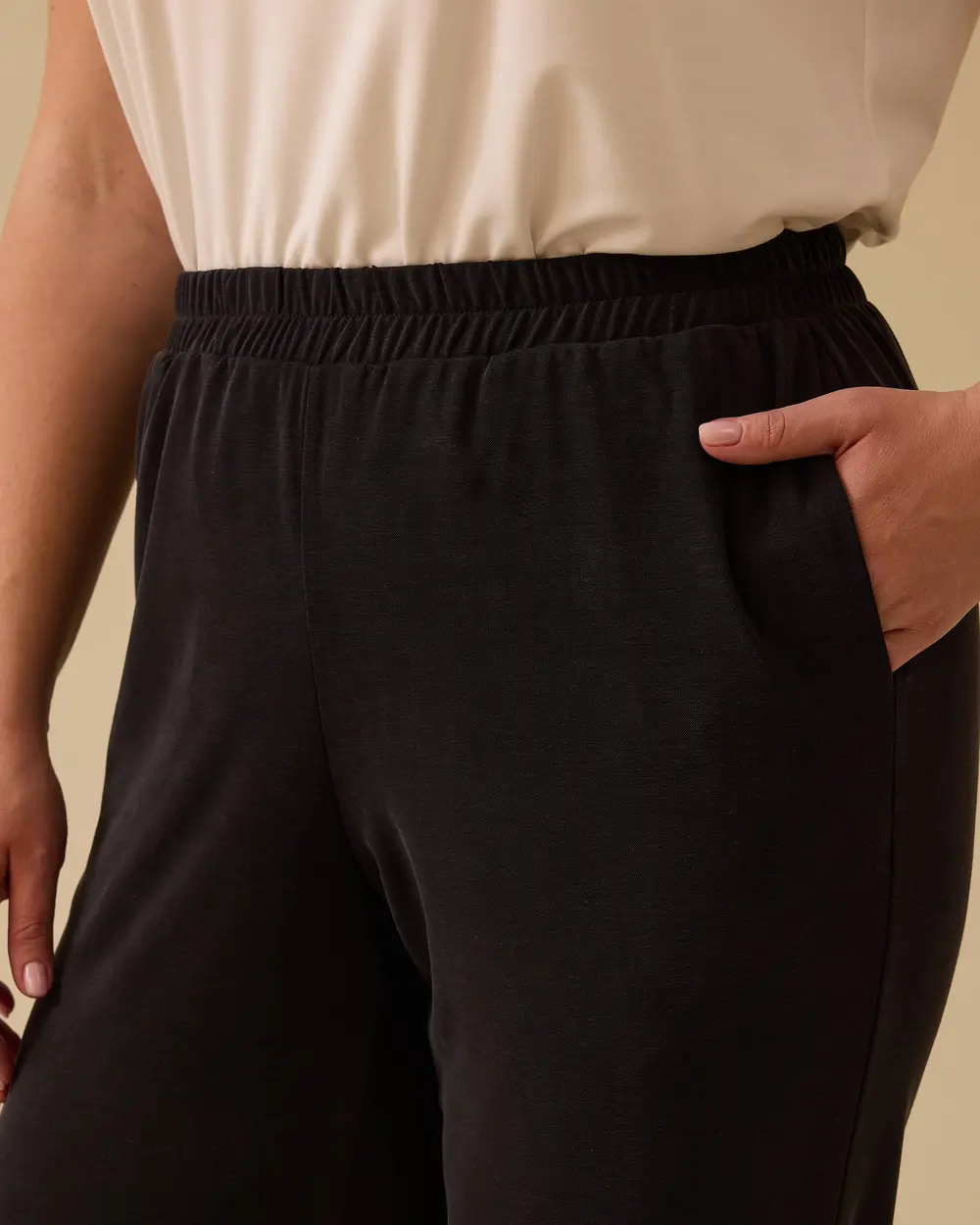 Gala-xi Oversize Midi Kadın Pantolon - Minimalist Günlük Stil