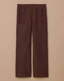 Gala-xi Minimalist High-Waisted Wide-Leg Linen Trousers - Casual & Chic