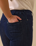 Plus Size Ankle Length Jeans with Pockets