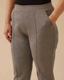 Plus size ankle-length trousers with stripe detail Gala-Xi