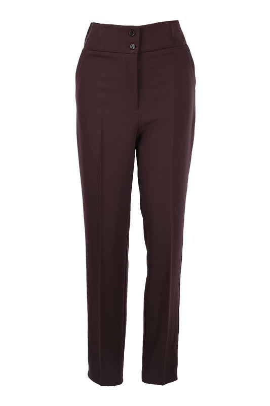 Gala-xi Minimalist High-Waisted Midi Women's Pants - Stylish and Comfortable