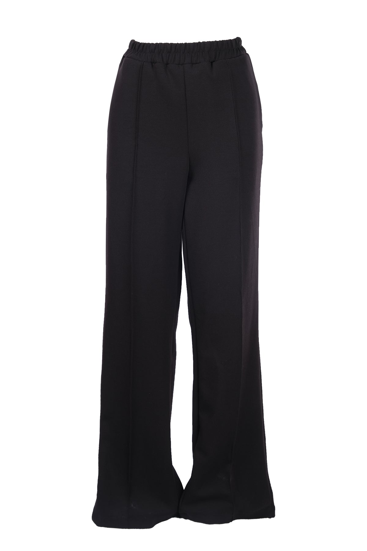 Gala-xi Minimalist Yüksek Bel Geniş Paça Midi Kadın Pantolon Main image