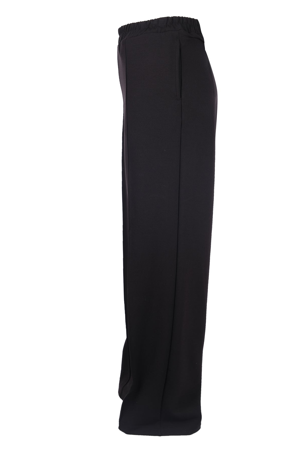 Gala-xi Minimalist Yüksek Bel Geniş Paça Midi Kadın Pantolon Secondary image