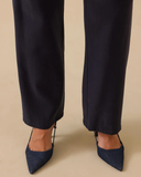 büyük beden cepli tam boy klasik kesim pantolon Gala-Xi