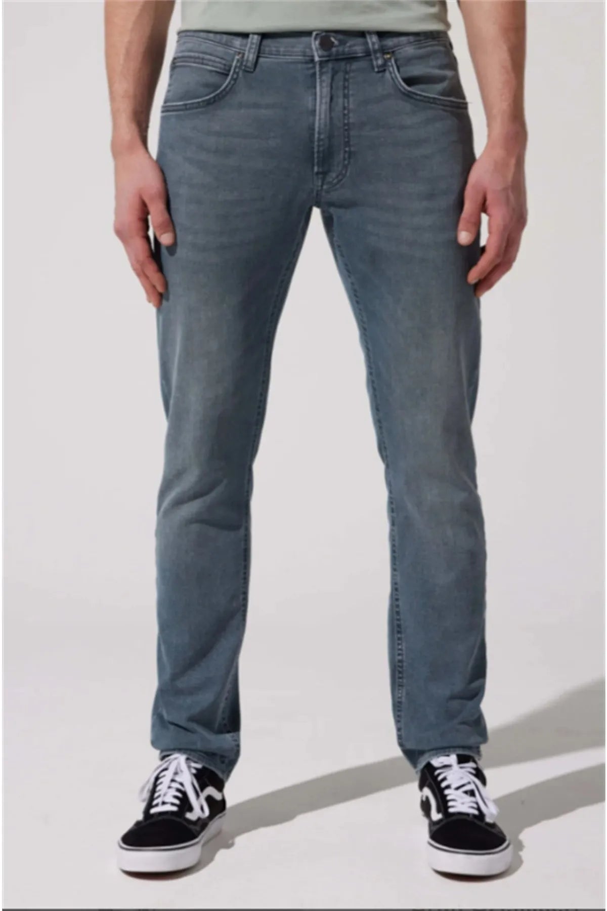 Lee Erkek Slim Fit Minimalist Jean Pantolon - Günlük Kullanım