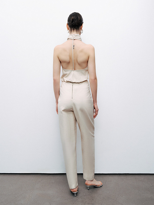 Asimetrik Drape Detaylı Pantolon Nocturne