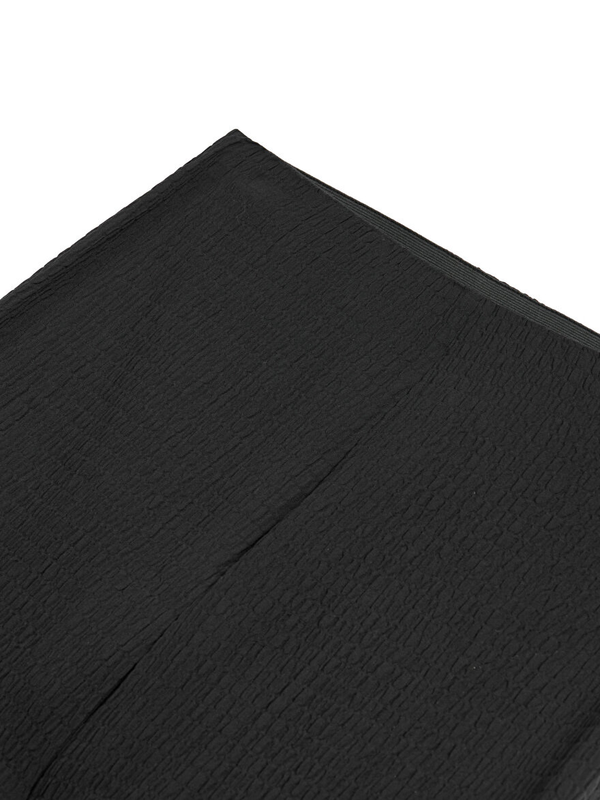 Nocturne Minimalist Midi Flared Pantolon - Yüksek Bel Geniş Paça