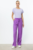 Wide Leg Trousers with Elastic Waistband