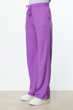 Wide Leg Trousers with Elastic Waistband