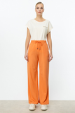Wide Leg Trousers with Elastic Waistband