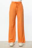 Wide Leg Trousers with Elastic Waistband